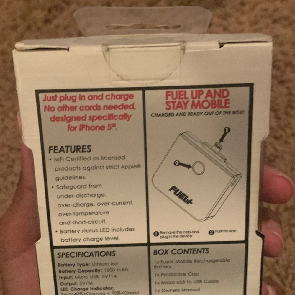 This is a mobile rechargeable battery.